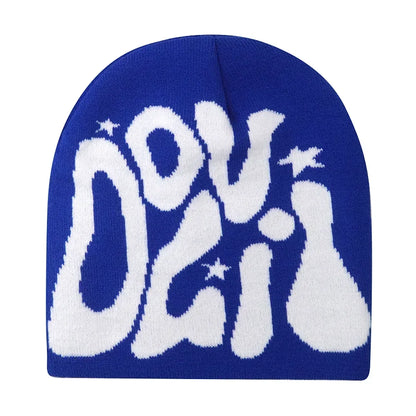 The Skullcap | Y2K Letter Knitted Hip Hop Beanie | Urban Caps NZ