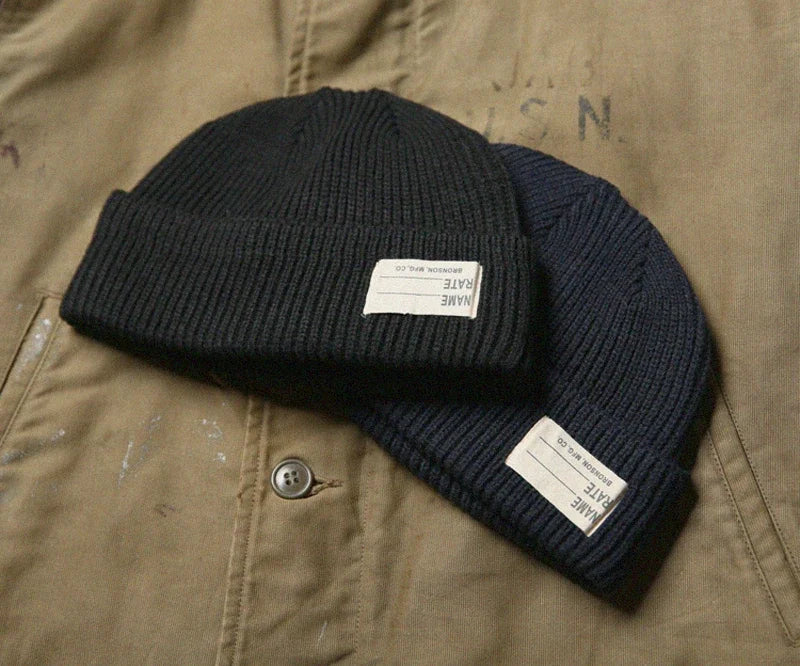 The Convoy | WWII USN Watch Cap Wool Knitted Beanie | Urban Caps NZ