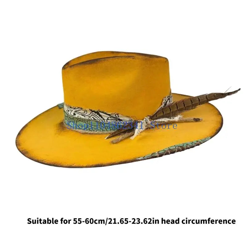 Cheyenne Wool Wide-Brim Hat
