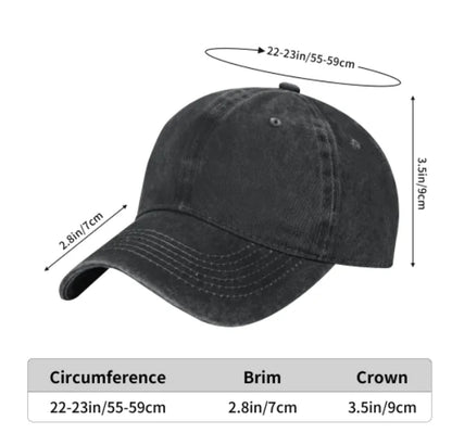Palm Tree Embroidered Washed Cotton Cap – Unisex
