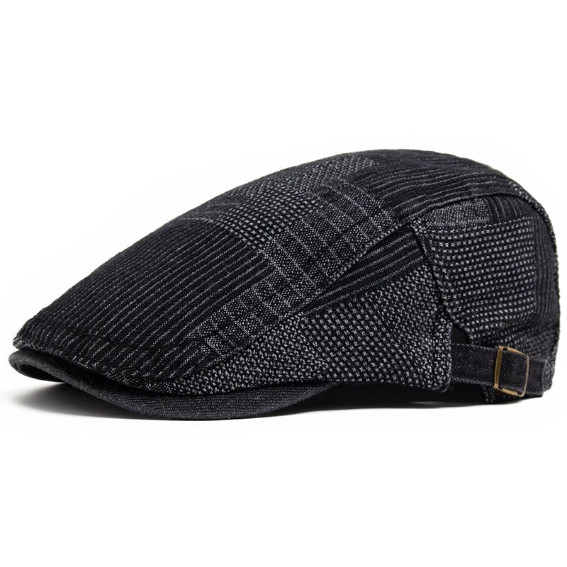 Peaked Cotton Ivy Cap | Traditional Country Flat Cap | Urban Caps NZ