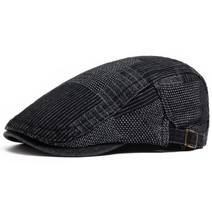Peaked Cotton Ivy Cap | Traditional Country Flat Cap | Urban Caps NZ