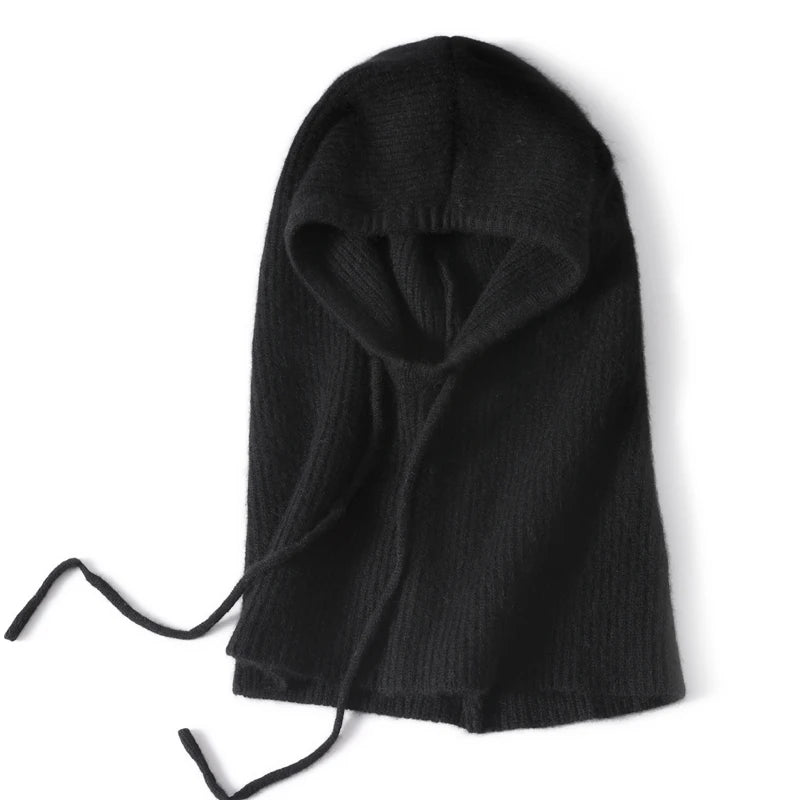 The Ben Nevis | 100% Wool Hooded Drawstring Balaclava | Urban Caps NZ