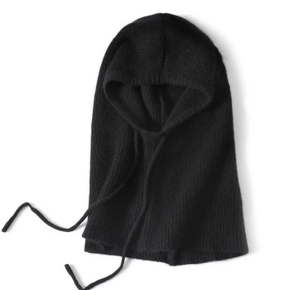 The Ben Nevis | 100% Wool Hooded Drawstring Balaclava | Urban Caps NZ