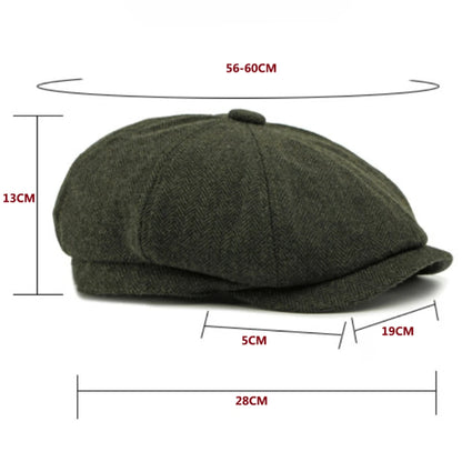 Verona Striped Wool Beret