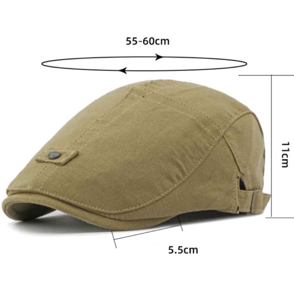 Oxford Linen Beret