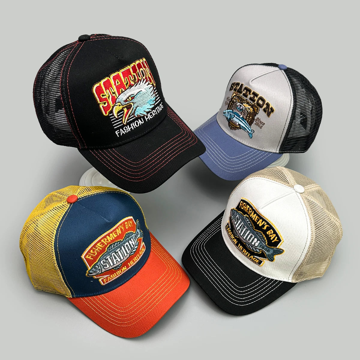 Yellowstone Wildlife Embroidered Cap