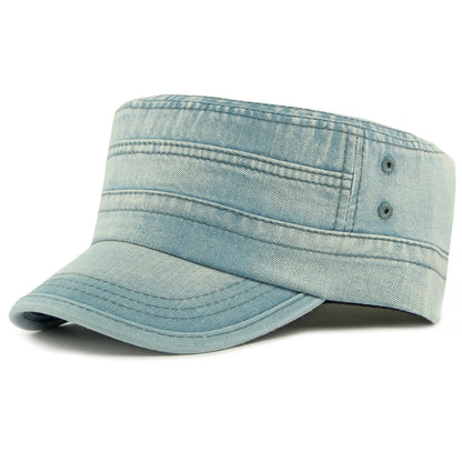 Peckham Denim Baseball Cap in Light Blue