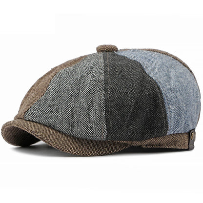 Southwark Patchwork Beret in Multi