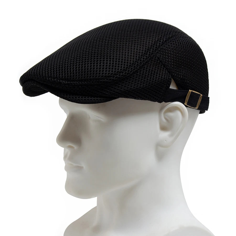 Breathable Mesh Ivy Cap | Country Summer Flat Cap | Urban Caps NZ