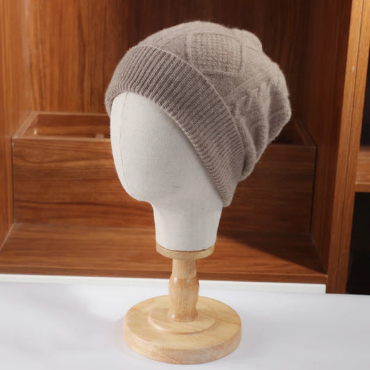The Rhombus | Merino Wool Rhombus Pattern Street Beanie | Urban Caps NZ