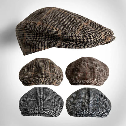 Canterbury Plaid Newsboy Cap