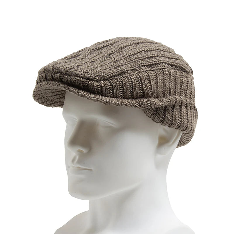 Knitted Earflap Ivy Cap | Scottish Country Flat Cap | Urban Caps NZ