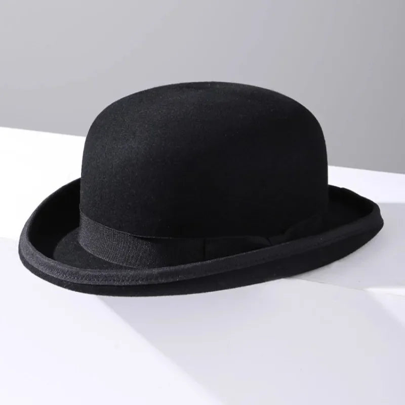 Lancaster Wool Bowler Hat in Black