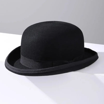 Lancaster Wool Bowler Hat in Black