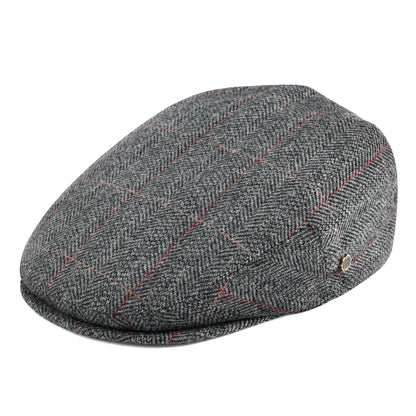 The Arran | 50% Wool Herringbone Scally Cheese-Cutter Cap | Urban Caps NZ