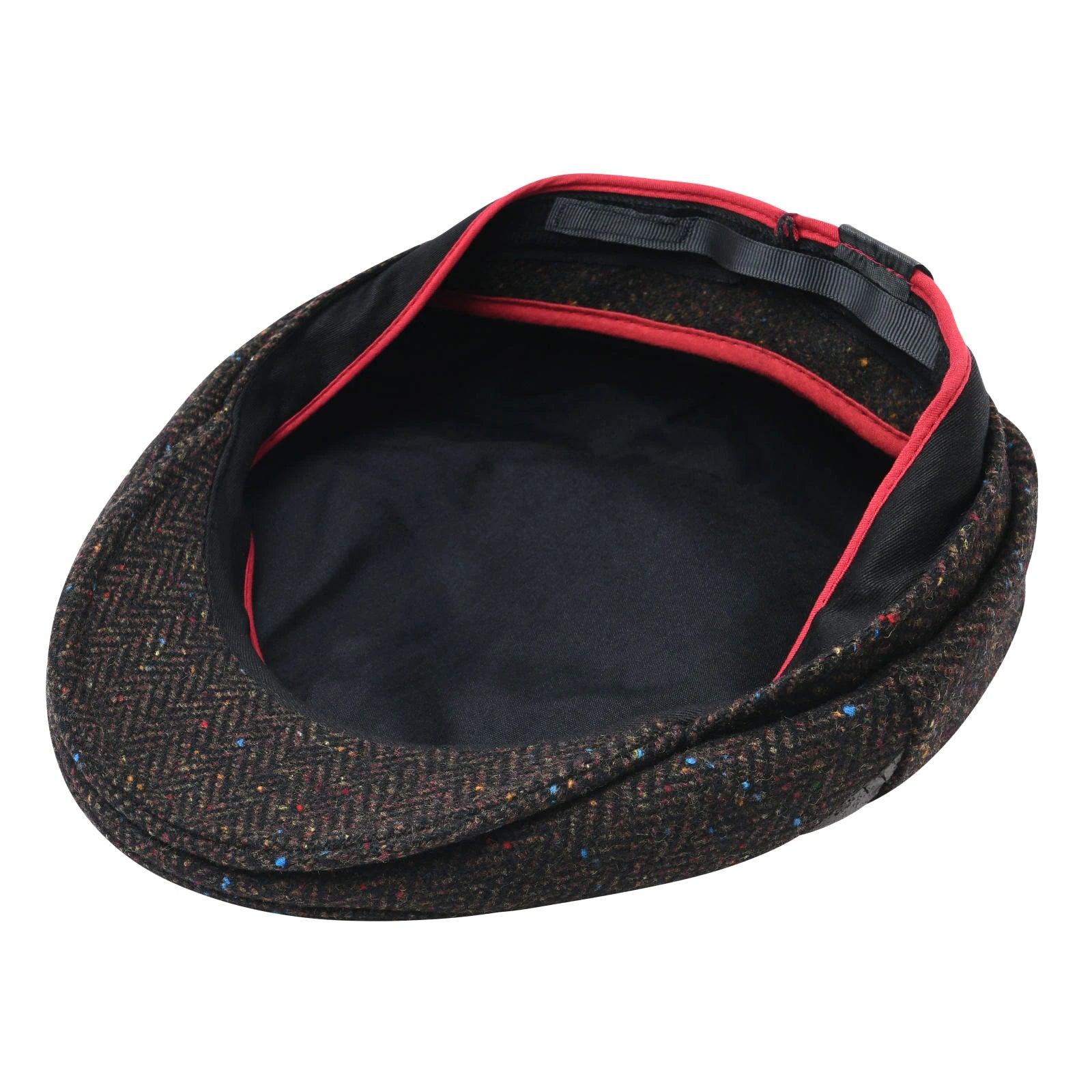 The Dingle | Unisex Wool Tweed Herringbone Irish Flat Cap | Urban Caps NZ