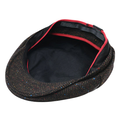 The Dingle | Unisex Wool Tweed Herringbone Irish Flat Cap | Urban Caps NZ