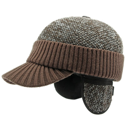 Lambeth Knitted Dad Cap in Coffee
