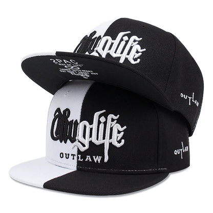 The Ladbroke | Thug Life Embroidery Unisex Snapback Cap | Urban Caps NZ