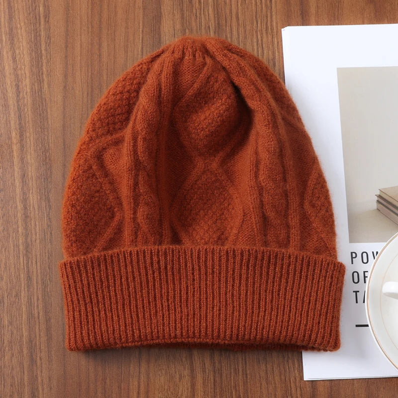 The Rhombus | Merino Wool Rhombus Pattern Street Beanie | Urban Caps NZ