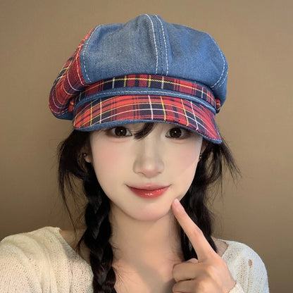 Eastbourne Patchwork Newsboy Beret