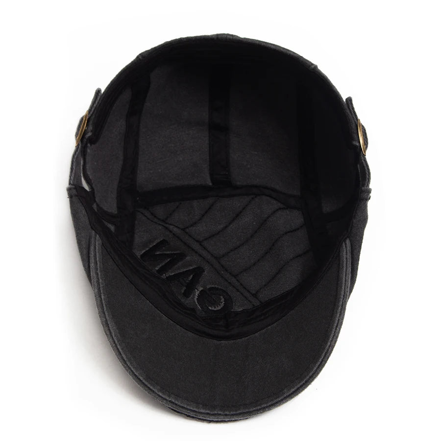 Washed Cotton Ivy Cap | Heritage Driving Flat Cap | Urban Caps NZ