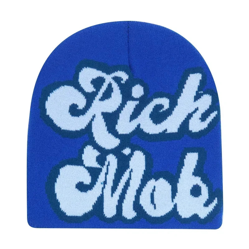 The Skullcap | Y2K Letter Knitted Hip Hop Beanie | Urban Caps NZ