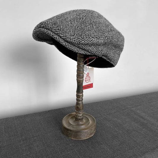 Premium Harris Tweed Newsboy Cap | 100% Pure Wool British Heritage | Urban Caps
