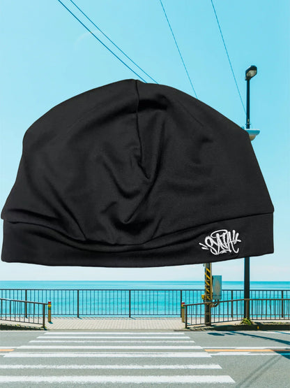 The Syna | Skull Embroidery Street Knitted Beanie | Urban Caps NZ