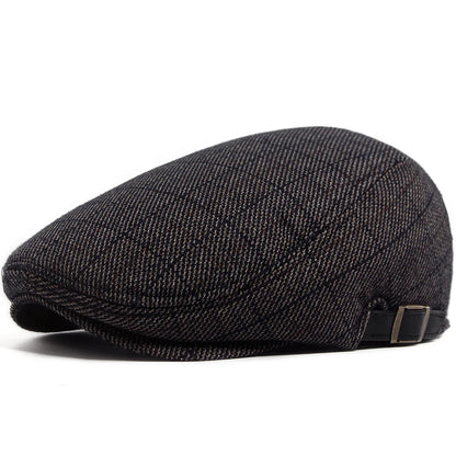 Velvet Grid Ivy Cap | Premium Winter Flat Cap | Urban Caps NZ