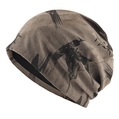 The Bonnet | Letter Print Slouchy Loose Beanie Cap | Urban Caps NZ