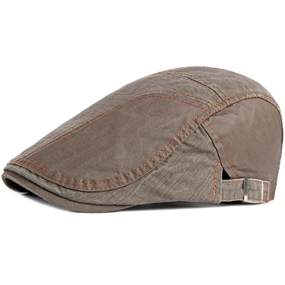 Truro Patchwork Ivy Cap in Coffee
