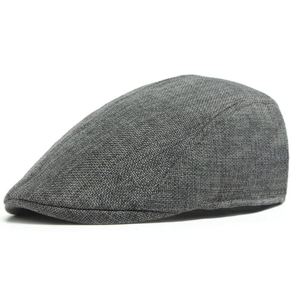 Breathable Linen Ivy Cap | Heritage Driving Flat Cap | Urban Caps NZ