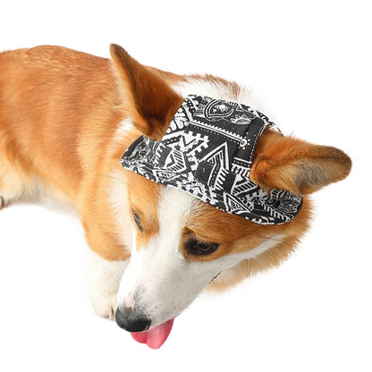Dog baseball cap shown in six colours including navy and light green