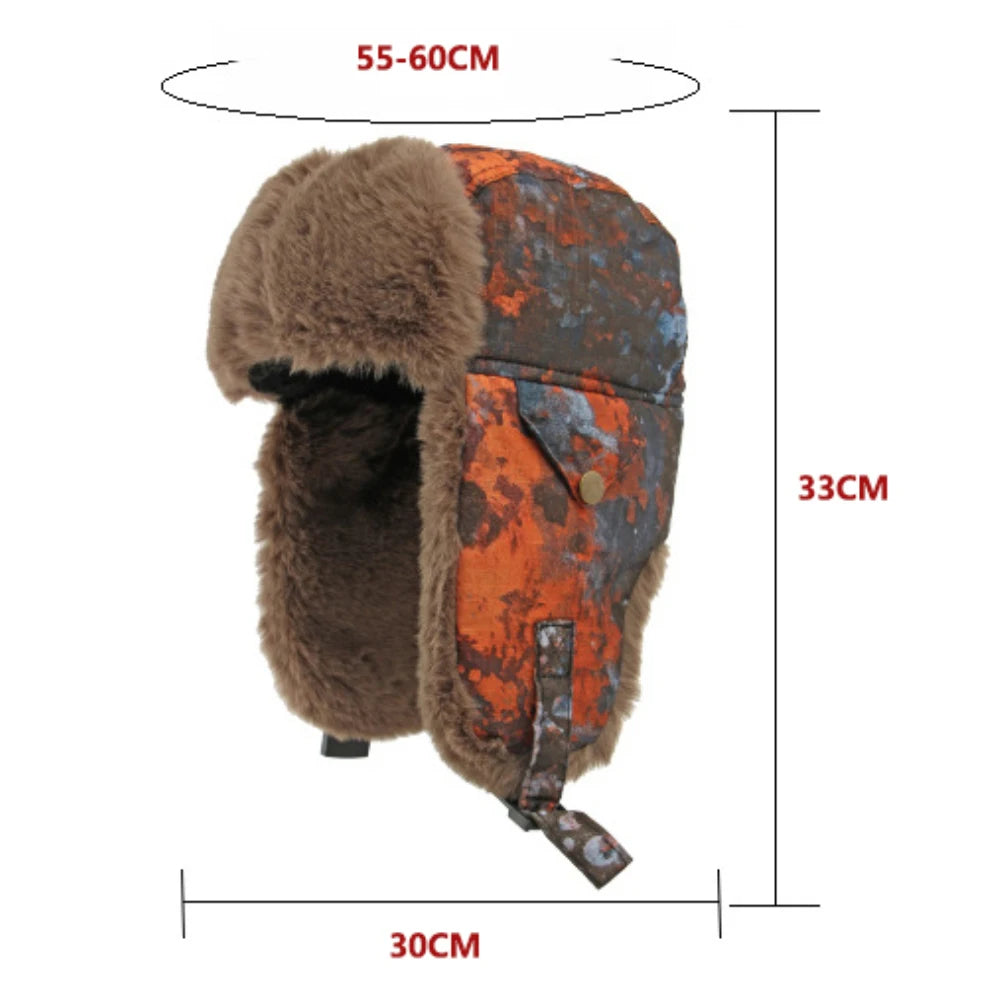 Arctic Camouflage Trapper Hat
