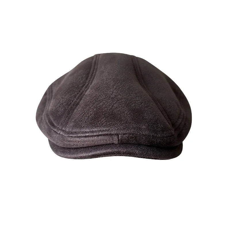 Yorkshire Big-Fit Suede Flat Cap