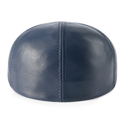 The Piccadilly | Men's Lambskin Leather 6-Panel Ivy Newsboy Cap | Urban Caps NZ