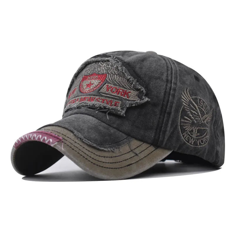 Pentagram Letter Embroidered Baseball Cap | Summer Sports Cap | Urban Caps NZ