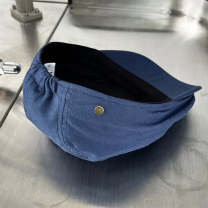 Torino XL Cotton Flat Cap – Extra Large Newsboy Cap for Men & Women (55–65cm)