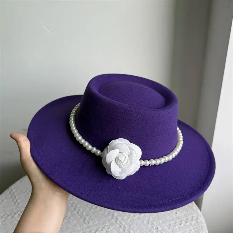 Chantilly Wide-Brim Felt Fedora