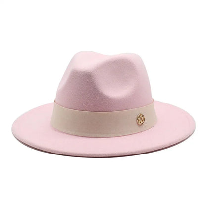 Ascot Formal Fedora in Pink