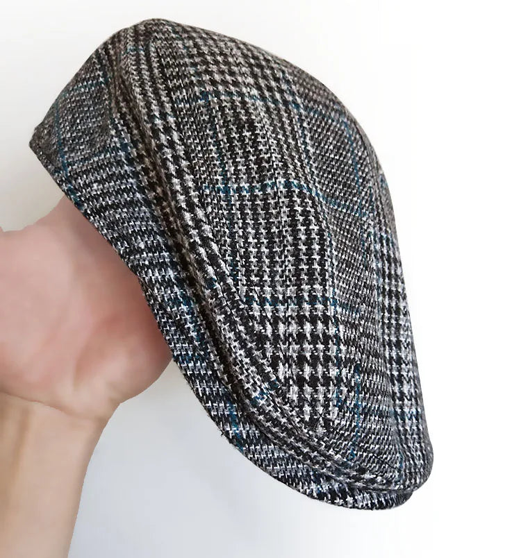 Canterbury Plaid Newsboy Cap