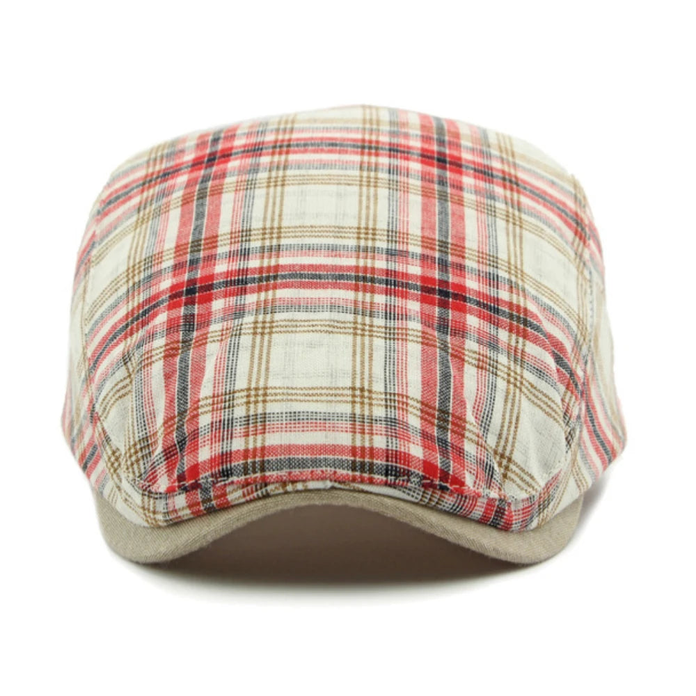 Lincoln Plaid Artist Beret