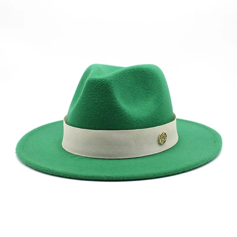 Ascot Formal Fedora in Emerald Green