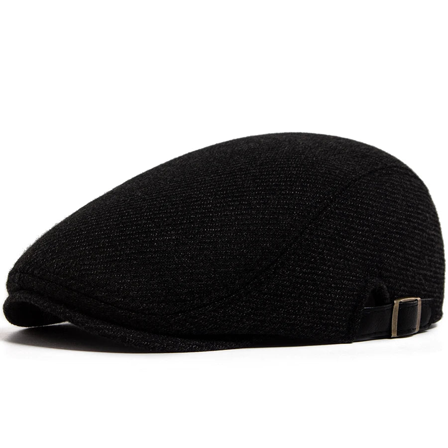 Velvet Grid Ivy Cap | Premium Winter Flat Cap | Urban Caps NZ