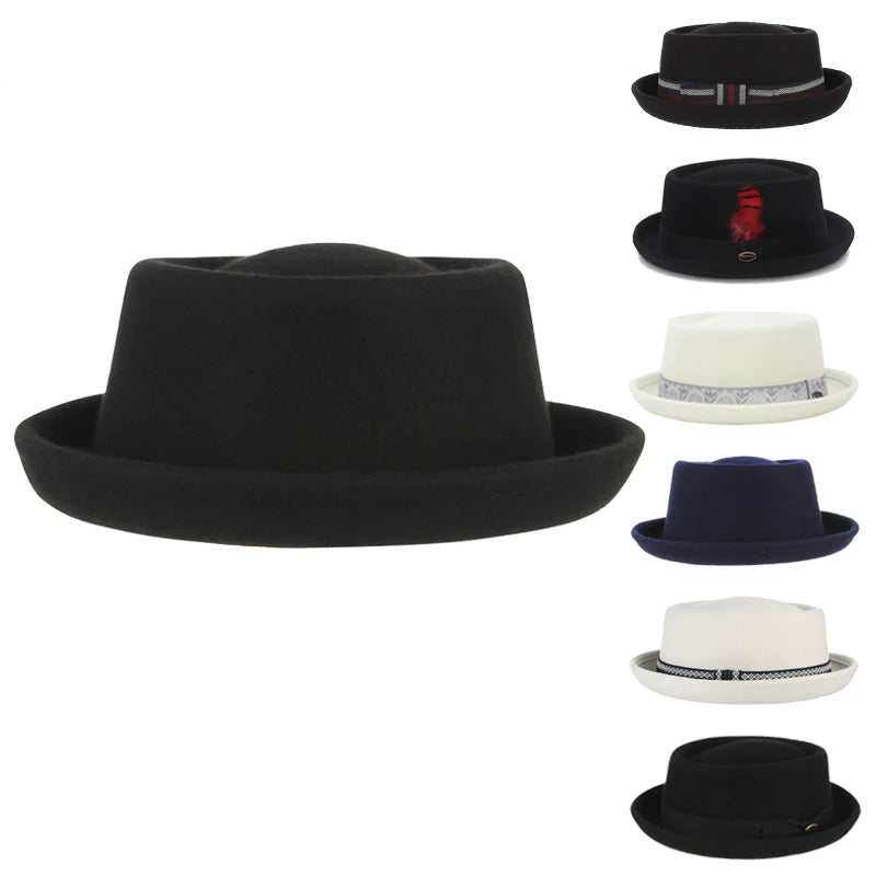 Regent Heritage Wool Pork Pie Hat - Premium Australian Wool Collection