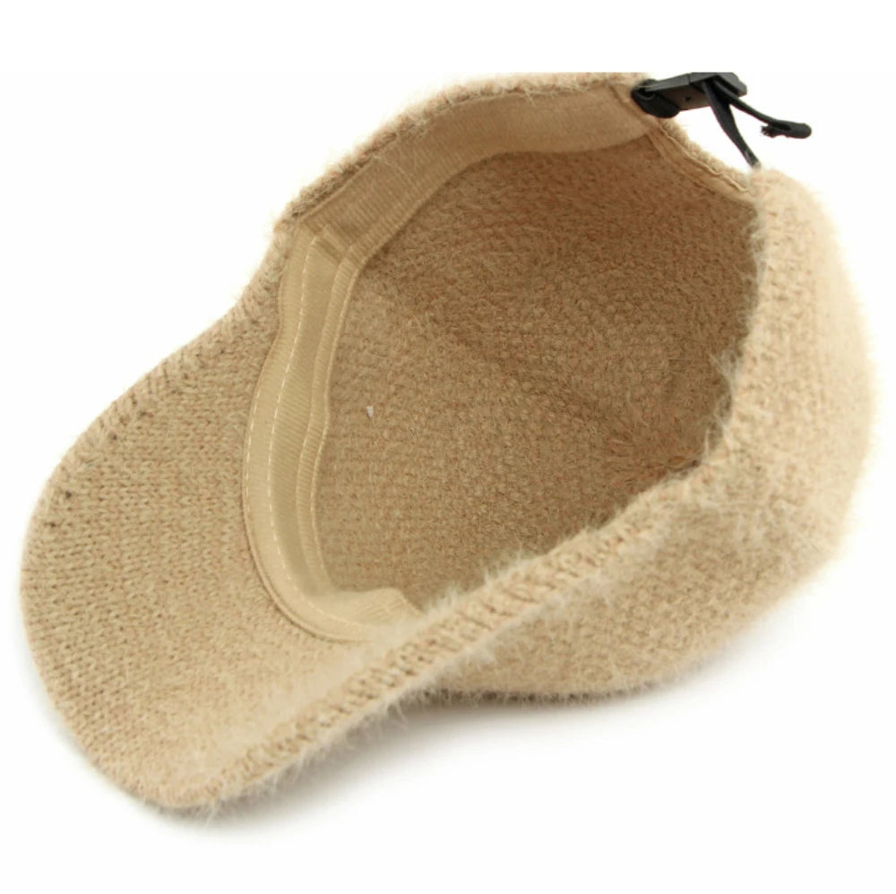 Bermondsey Rabbit Fur-Trim Baseball Cap