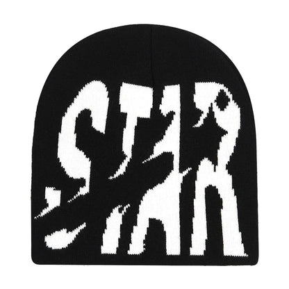 The Skullcap | Y2K Letter Knitted Hip Hop Beanie | Urban Caps NZ