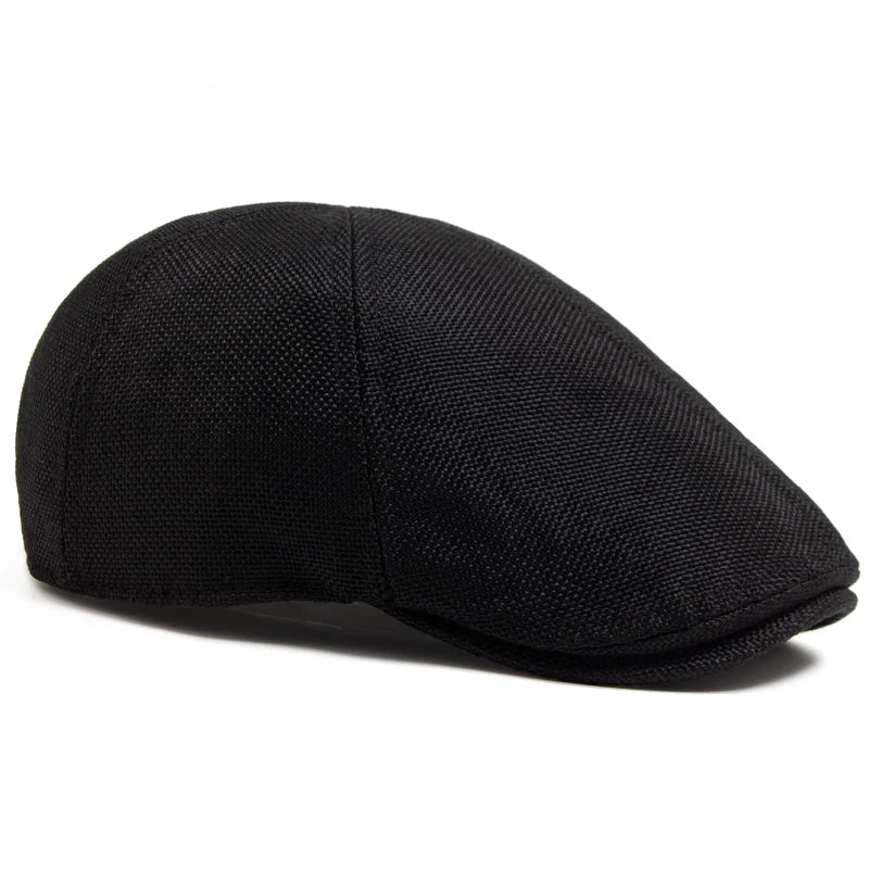 Luxury Linen Ivy Cap | Breathable Summer Flat Hat | Urban Caps NZ